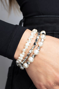 Shoreside Soiree - White Bracelets