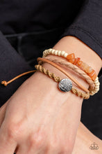 Load image into Gallery viewer, Treetop Trail Guide - Orange Bracelet