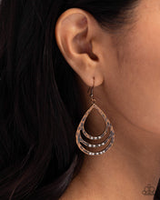 Load image into Gallery viewer, Sojourn Shimmer - Copper Earrings