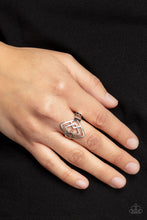 Load image into Gallery viewer, Diamond Duo - Silver Dainty Ring