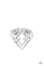 Load image into Gallery viewer, Diamond Duo - Silver Dainty Ring