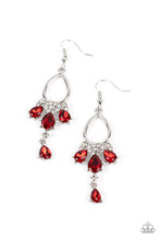 Load image into Gallery viewer, Coming in Clutch - Red Earrings