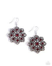 Load image into Gallery viewer, Garden of Love - Red Earrings