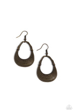 Load image into Gallery viewer, Terra Timber - Brass Earrings