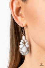 Load image into Gallery viewer, Beachfront Formal - White Earrings