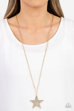 Load image into Gallery viewer, Rock Star Sparkle - Gold Necklace