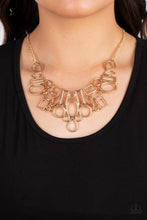 Load image into Gallery viewer, Geometric Grit - Gold Necklace