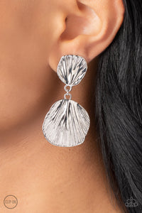 Metro Mermaid - Silver Earrings