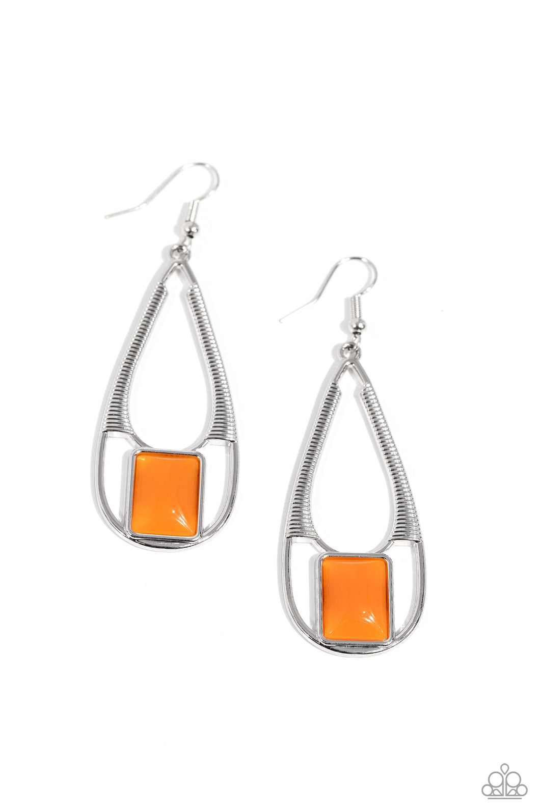 Adventure Story - Orange Earrings