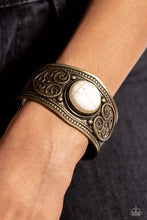 Load image into Gallery viewer, Prairie Romance - Brass Bracelet
