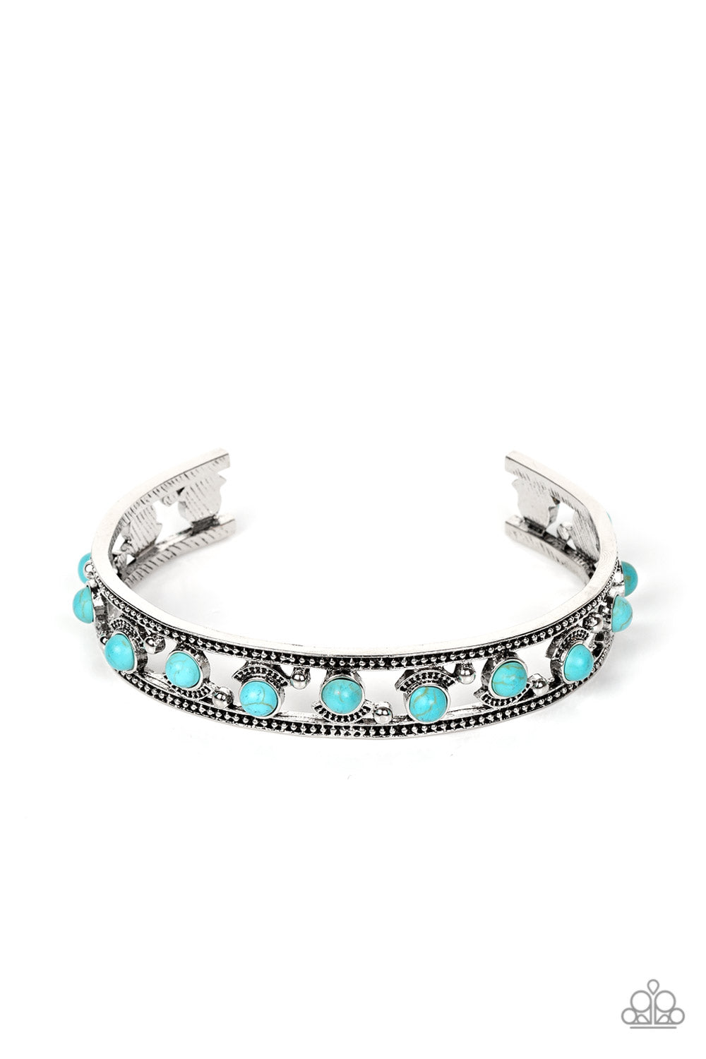 Badlands Bliss - Blue Cuff Bracelet