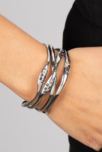 Load image into Gallery viewer, Line It Up - Silver Bracelet