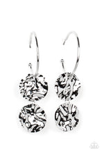 Load image into Gallery viewer, Sending Shock Waves - Silver Hoop Earrings