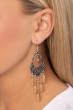 Load image into Gallery viewer, Botanical Escape - Brown Earrings