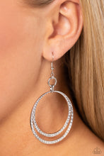 Load image into Gallery viewer, Spin Your HEELS - White Earrings