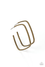 Load image into Gallery viewer, Major Flex - Brass Hoop Earrings