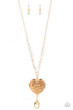 Load image into Gallery viewer, Doting Devotion - Gold Lanyard