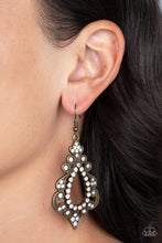 Load image into Gallery viewer, Fit for a DIVA - Brass Earrings