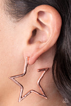 Load image into Gallery viewer, All-Star Attitude - Copper Earrings