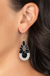 Beachfront Formal - Black Earrings