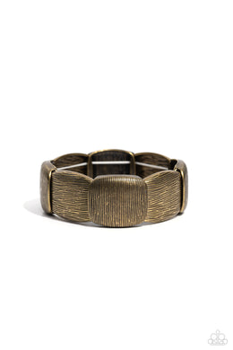 Prairie Block Party - Brass Bracelet