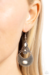 Sahara Samba - White Earrings