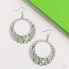 Load image into Gallery viewer, Enchanted Effervescence - Green Earrings
