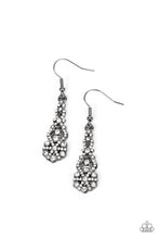 Load image into Gallery viewer, GLITZY on All Counts - Black Gunmetal Earrings