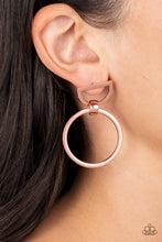 Load image into Gallery viewer, CONTOUR Guide - Copper Post Earrings