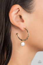 Load image into Gallery viewer, GLAM Overboard - Gold Hoop Earrings