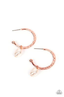 GLAM Overboard - Copper Earrings