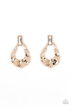 Load image into Gallery viewer, Metro Meltdown - Gold Post Earrings