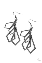 Load image into Gallery viewer, Totally TERRA-ific - Black Gunmetal Earrings