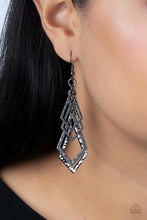 Load image into Gallery viewer, Totally TERRA-ific - Black Gunmetal Earrings