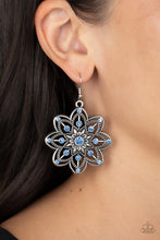 Load image into Gallery viewer, Prismatic Perennial - Blue Earrings