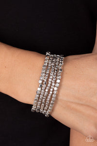 Right on CUBE - Silver Set of Bracelets