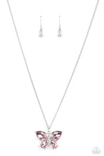 Load image into Gallery viewer, Free-Flying Flutter - Pink Necklace