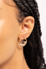 Load image into Gallery viewer, Imperfect Illumination - Gold Post Earrings