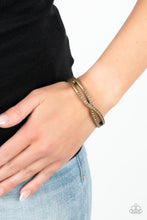 Load image into Gallery viewer, Woven in Wealth - Brass Bracelet