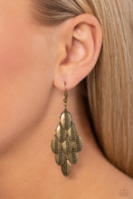 Load image into Gallery viewer, Tumbleweed Trek - Brass Earrings