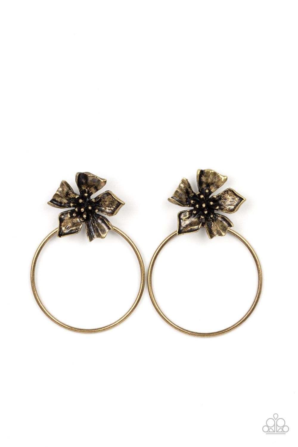 Buttercup Bliss - Brass Earrings