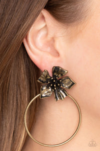 Buttercup Bliss - Brass Earrings