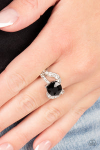Blockbuster Boom - Black Dainty Ring