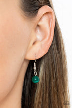 Load image into Gallery viewer, Elliptical Enchantment - Green Necklace
