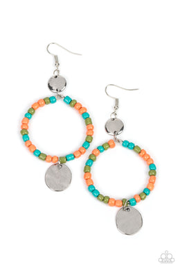 Cayman Catch - Orange Earrings