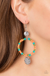 Cayman Catch - Orange Earrings