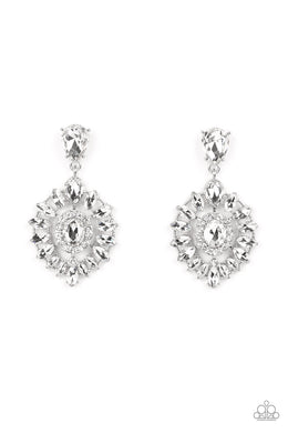 My Good LUXE Charm - White Post Earrings