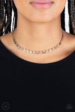 Load image into Gallery viewer, Flash Mob Flicker - Gold Choker Necklace