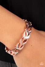 Load image into Gallery viewer, Editor-in-LEAF - Copper Hinged Bracelet
