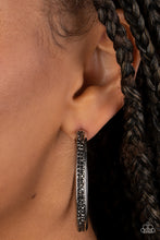 Load image into Gallery viewer, Flash Freeze - Silver Hoop Earrings